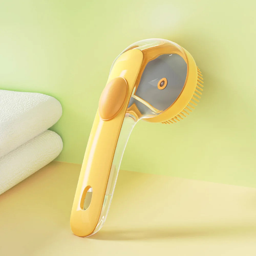 🐾 Pet Bath Brush for Small Dogs & Cats – Massage & Scrub Washing Tool