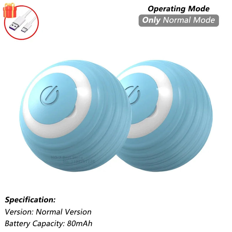 Smart Pet Interactive Rolling Ball Toy – Dog & Cat Electric Training Fun ⚡🐾