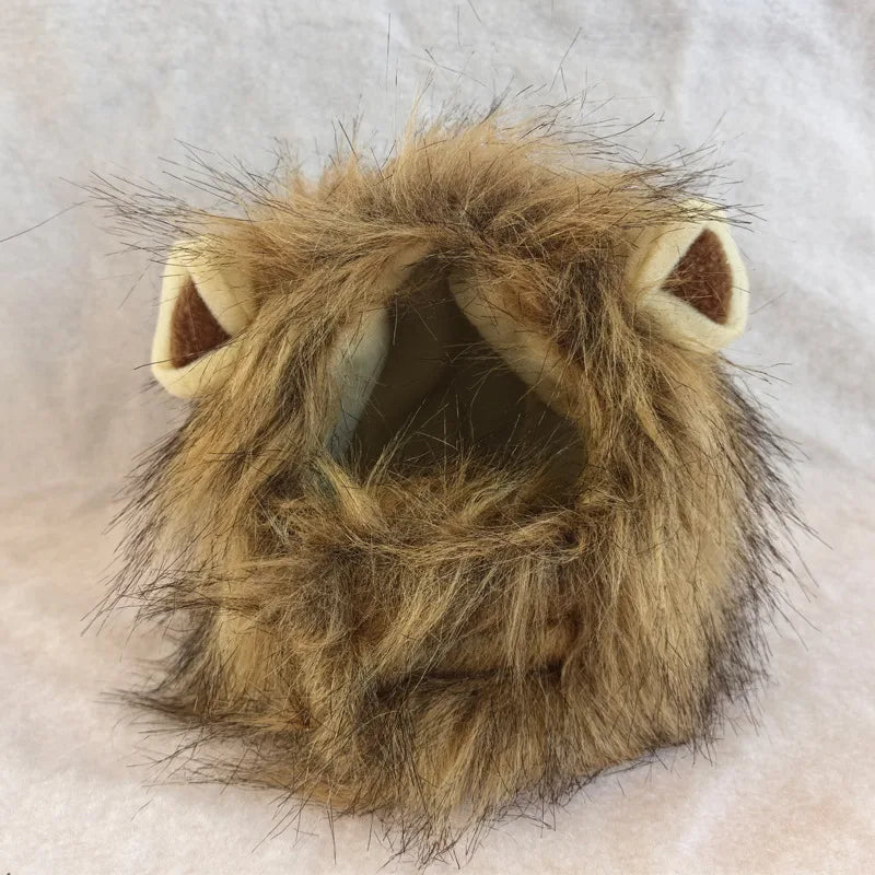 Lion Mane Pet Wig – Turn Your Cat or Dog into the King of the Jungle! 🦁