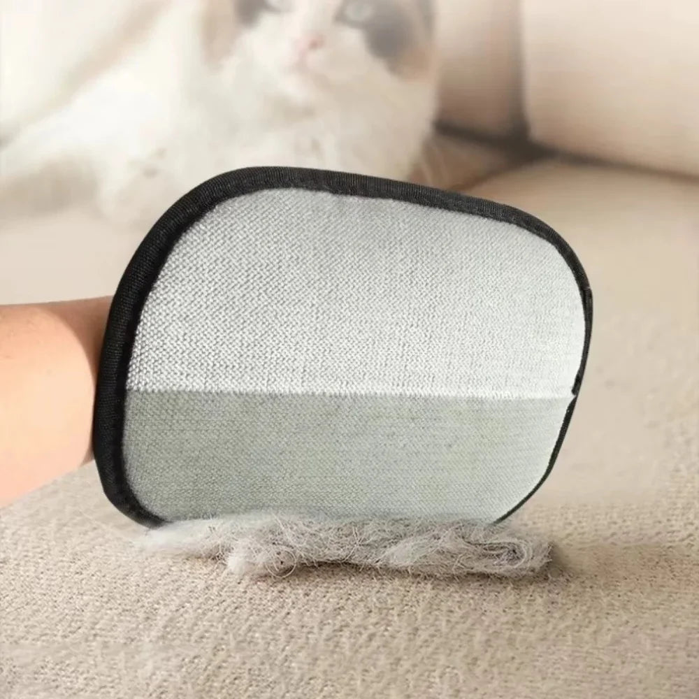 2pcs Cat Grooming Gloves – Double-Sided Pet Hair Remover 🐾