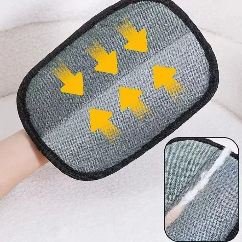 2pcs Cat Grooming Gloves – Double-Sided Pet Hair Remover 🐾