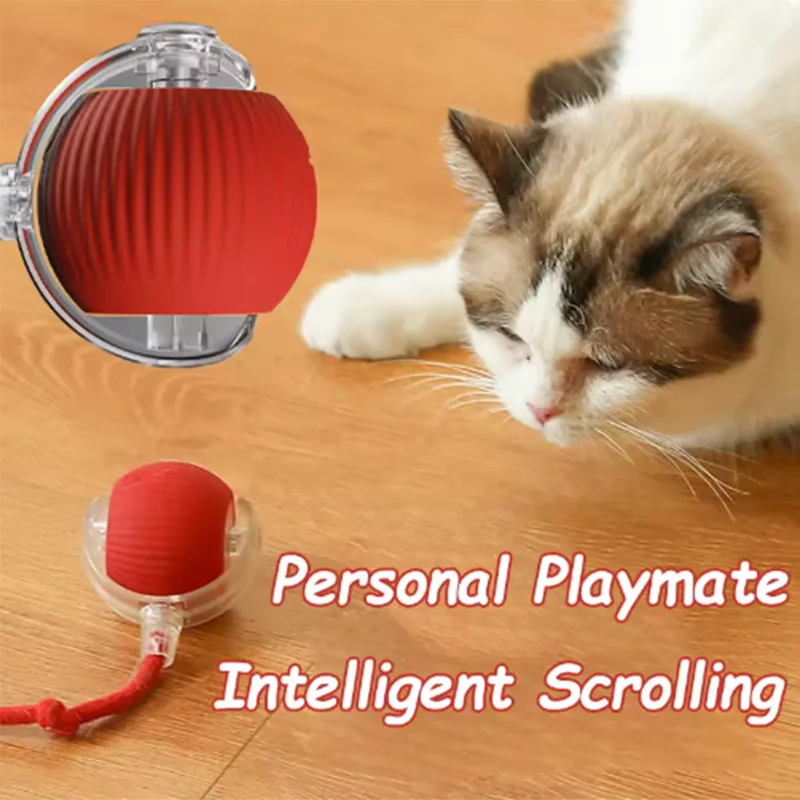 🐾 Intelligent Interactive Cat & Dog Ball – Durable & Fun Pet Toy
