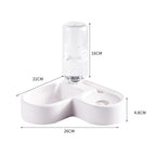 Automatic Drinking Love Pet Bowl – Dual-Use Feeding & Water Bowl 🐶🐱