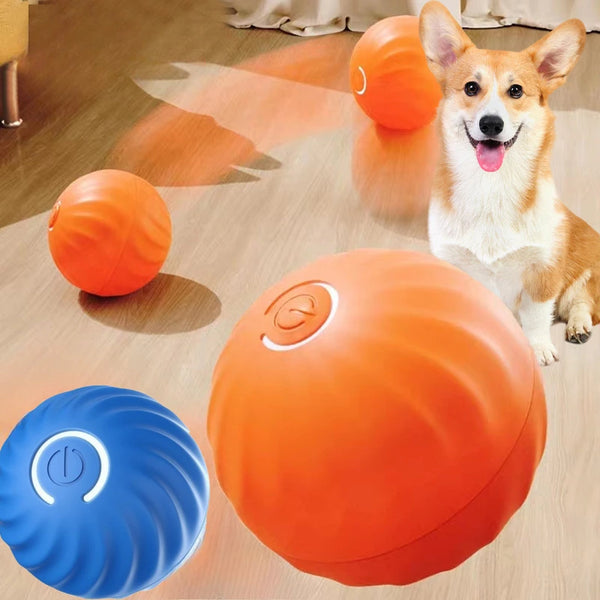 Intelligent Jumping Dog Ball – Automatic Interactive Chew Toy 🐾