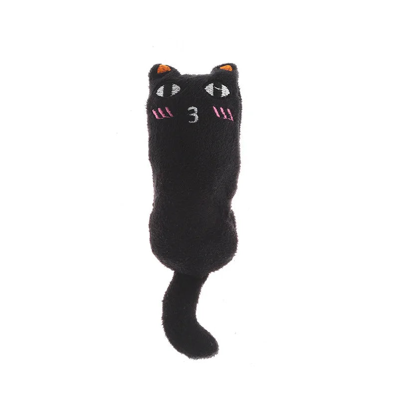 Cute Catnip Plush Toy – Interactive Squeaky Cat Toy for Kittens 🐱