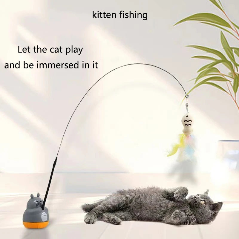 Funny Cat Stick – Interactive Feather Toy for Cats 🐾