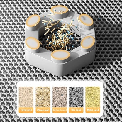 🐾 Extra Large Cat Litter Mat – Heavy-Duty Waterproof, Non-Slip &amp; Washable Floor Protector