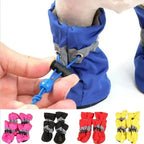 🐾 4pcs Waterproof Pet Dog Shoes – Anti-Slip Rain & Snow Booties