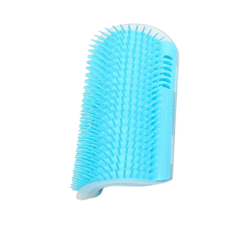 Cat Corner Self Groomer – Wall Mounted Cat Massager & Hair Remover Brush 🐱