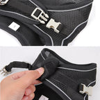 🐶 Puppy & Cat Harness Set – Adjustable Harness Vest with Leash for Small Dogs