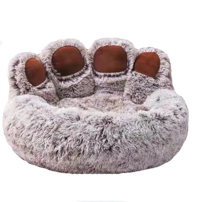 🐾 Fluffy Winter Dog Bed – Warm & Cozy Pet Sofa