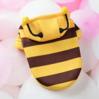 Bee Pet Puppy Coat Apparel Outfit Dog Halloween Hoodies Winter Cat Cosplay