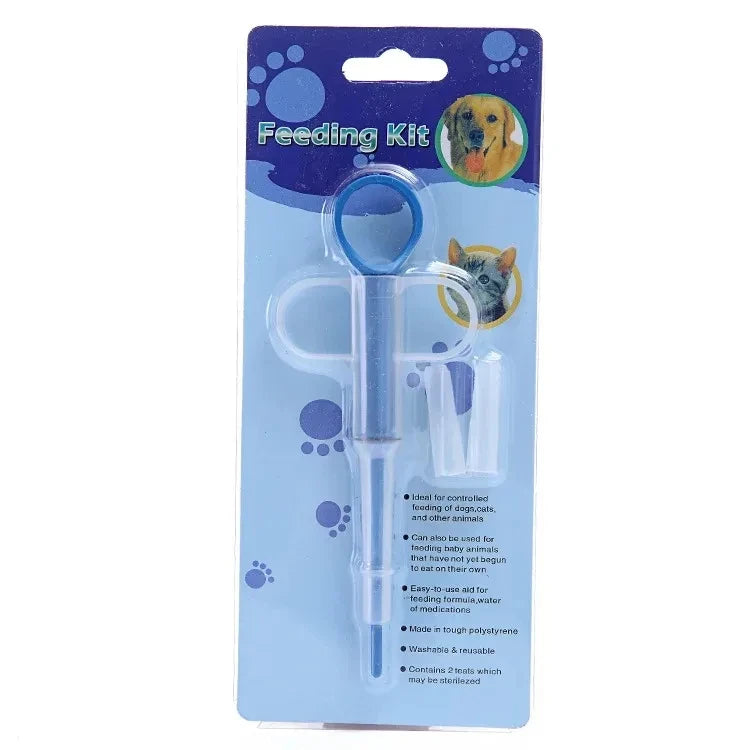 Pet Medicine Feeder – Cat & Dog Pill Shooter with Soft Tip