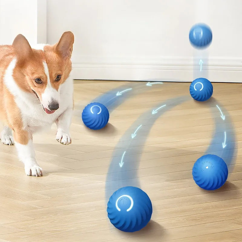 Intelligent Jumping Dog Ball – Automatic Interactive Chew Toy 🐾