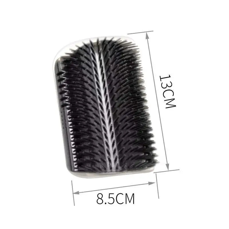 🐱 Massage Pet Cat Brush – Corner Scraper & Hair Removal Tool
