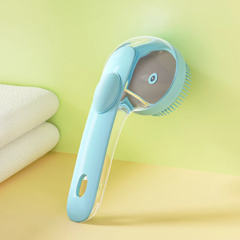 🐾 Pet Bath Brush for Small Dogs & Cats – Massage & Scrub Washing Tool