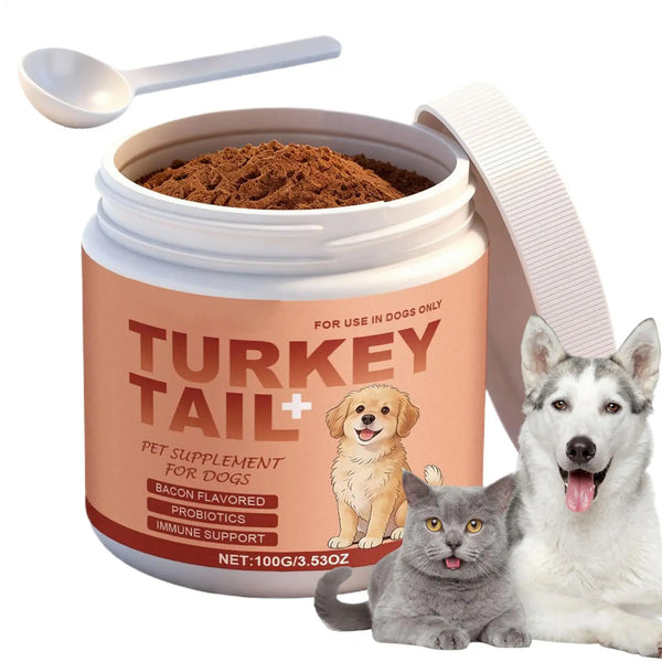 🐶 Dog Supplements for Skin & Coat – 100g Powder for Healthy, Shiny Fur