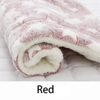 🐾 Flannel Pet Sleeping Mat – Soft Winter Dog & Cat Bed