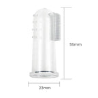 🦷 Super Soft Pet Finger Toothbrush – Dental Care for Dogs & Cats