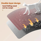 Premium Large Cat Litter Mat – 90x60CM Waterproof & Non-Slip 🐾