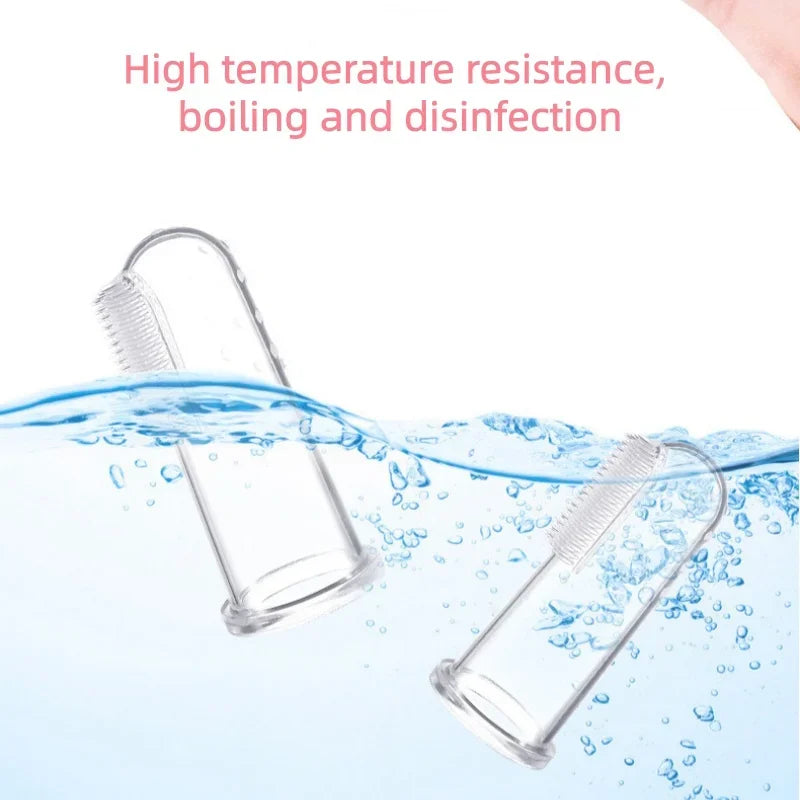 Ultra Soft Silicone Finger Toothbrush for Dogs & Cats