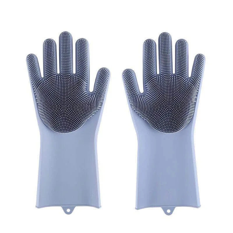 🐾 Pet Grooming & Bathing Silicone Gloves