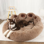 🐾 Fluffy Winter Dog Bed – Warm & Cozy Pet Sofa