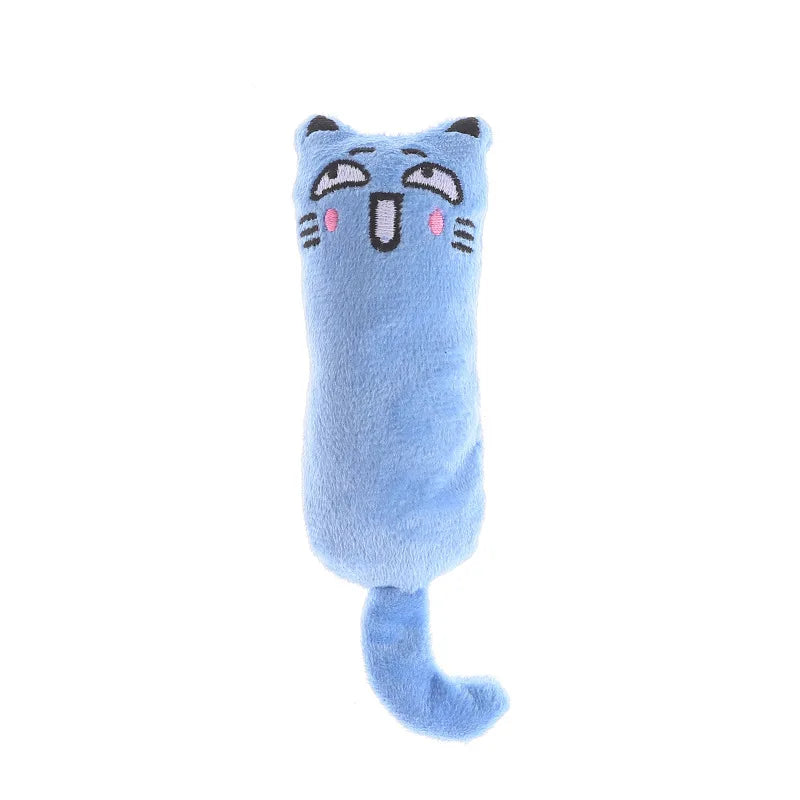Cute Catnip Plush Toy – Interactive Squeaky Cat Toy for Kittens 🐱