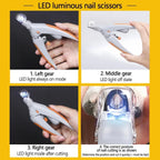 Professional LED Pet Nail Clipper Scissors for Cats & Dogs 🐾