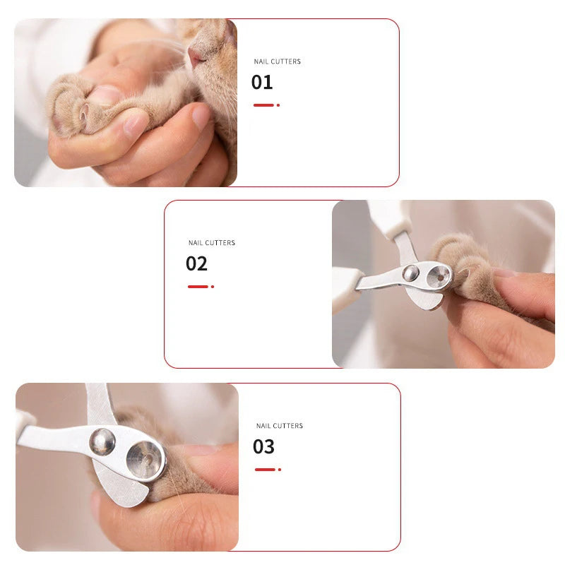 Circular Hole Cat Nail Scissors – Professional Pet Nail Clippers for Dogs & Cats