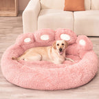 🐾 Fluffy Winter Dog Bed – Warm & Cozy Pet Sofa