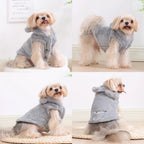 Soft Fleece Pet Dog Hoodie – Cozy Winter Jacket for Small & Medium Dogs 🐾