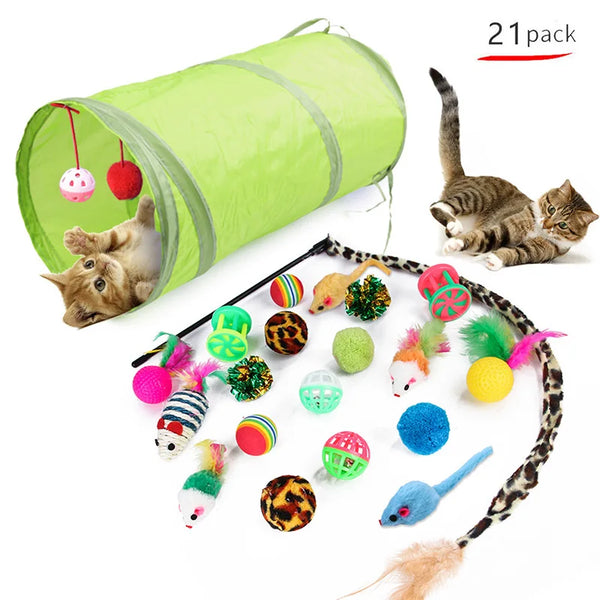 🐾 Kitten Toys Variety Pack – Fun & Safe Cat Toy Set