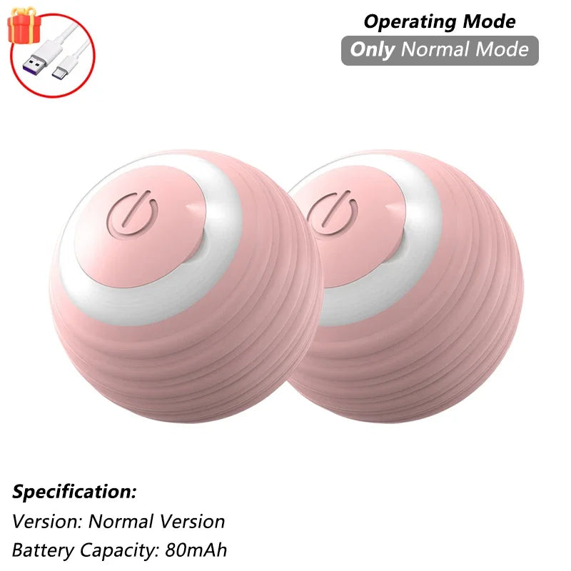 Smart Pet Interactive Rolling Ball Toy – Dog & Cat Electric Training Fun ⚡🐾
