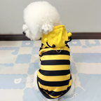 Bee Pet Puppy Coat Apparel Outfit Dog Halloween Hoodies Winter Cat Cosplay