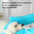 🐾 Pet Grooming & Bathing Silicone Gloves