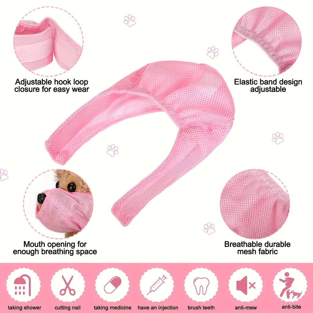 Adjustable Comfortable Cat Muzzle – Safe & Breathable Grooming Accessory