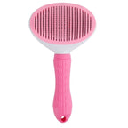 🐾 Self-Cleaning Pet Hair Remover Brush – Grooming Comb for Dogs & Cats