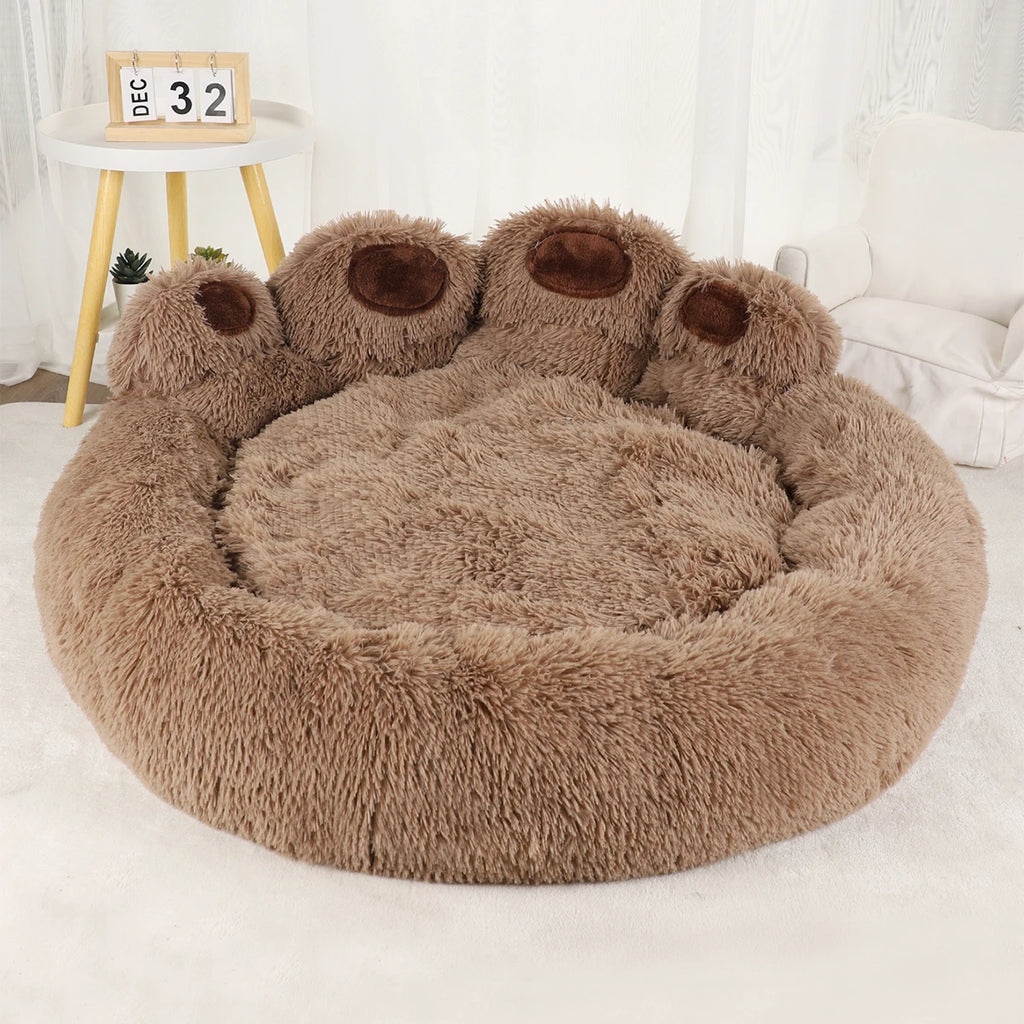 🐾 Fluffy Winter Dog Bed – Warm & Cozy Pet Sofa
