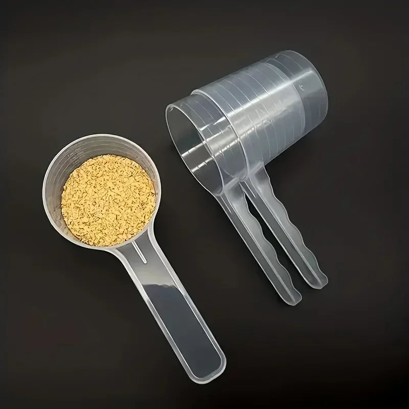 Transparent Pet Measuring Spoon – Accurate Dog & Cat Food Scoop (50g / 100ml) 🐾