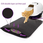 Cat Litter Mat With Gift – Double Layer Waterproof Non-Slip Mat for Cats