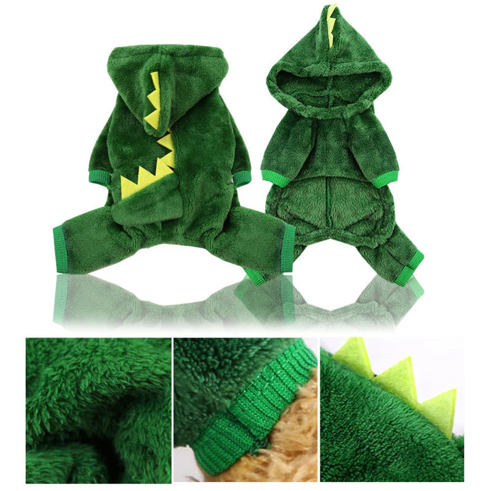 Small & Medium Pet Cotton Costume – Cozy Autumn & Winter Wear for Dogs & Cats 🐾