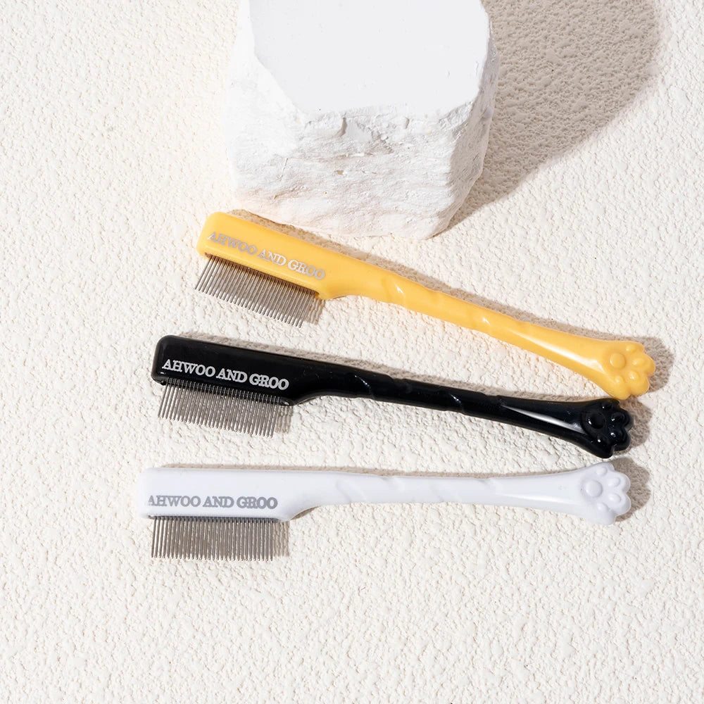 🐾 Pet Facial Cleaning Comb Set – Remove Tear Stains & Keep Your Pet Clean