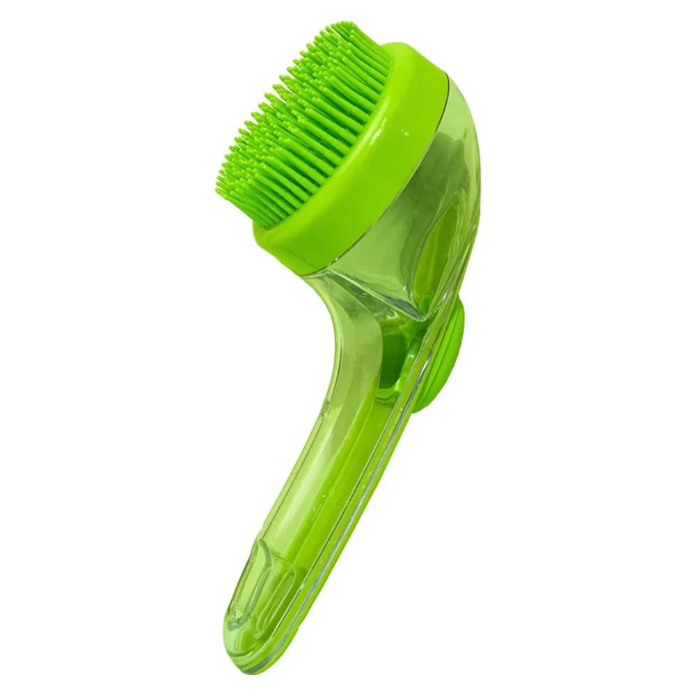 🐾 Pet Bath Brush for Small Dogs & Cats – Massage & Scrub Washing Tool