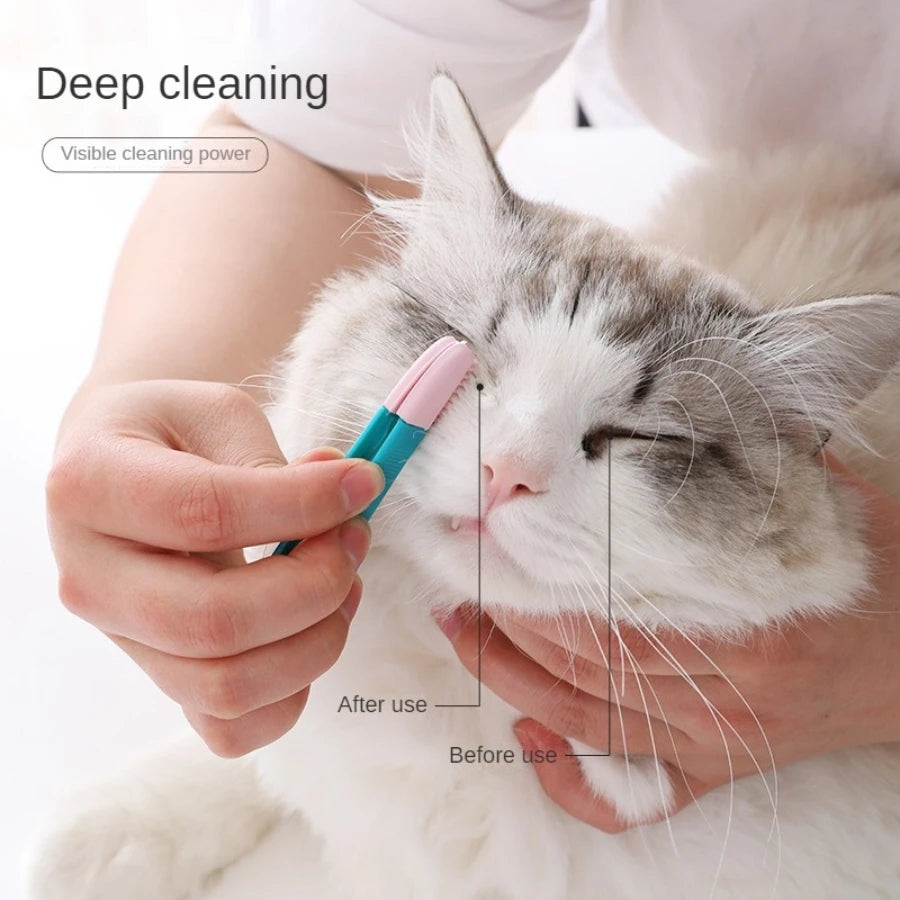 Pet Tear Stain Remover Comb – Precision Grooming Tool for Cats & Small Dogs 🐱✨