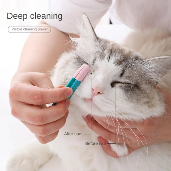 Pet Tear Stain Remover Comb – Precision Grooming Tool for Cats & Small Dogs 🐱✨