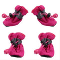🐾 4pcs Waterproof Pet Dog Shoes – Anti-Slip Rain & Snow Booties