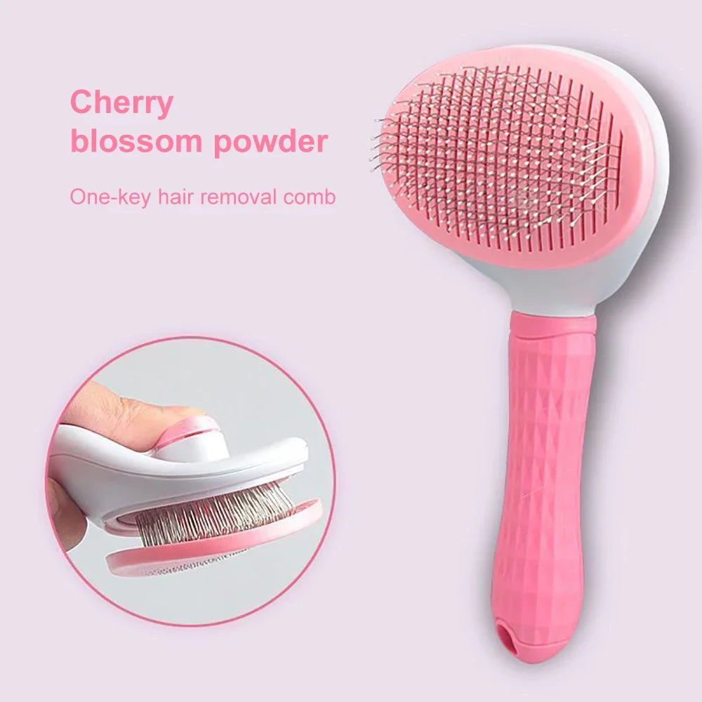 🐾 Dog & Cat Hair Remover Brush – Grooming & Care Comb