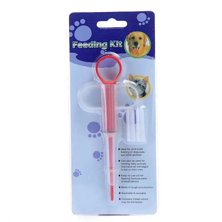 Pet Medicine Feeder – Cat & Dog Pill Shooter with Soft Tip