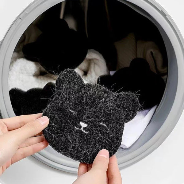 🐾 Household Pet Hair Remover – Reusable Sticky Sponge for Laundry